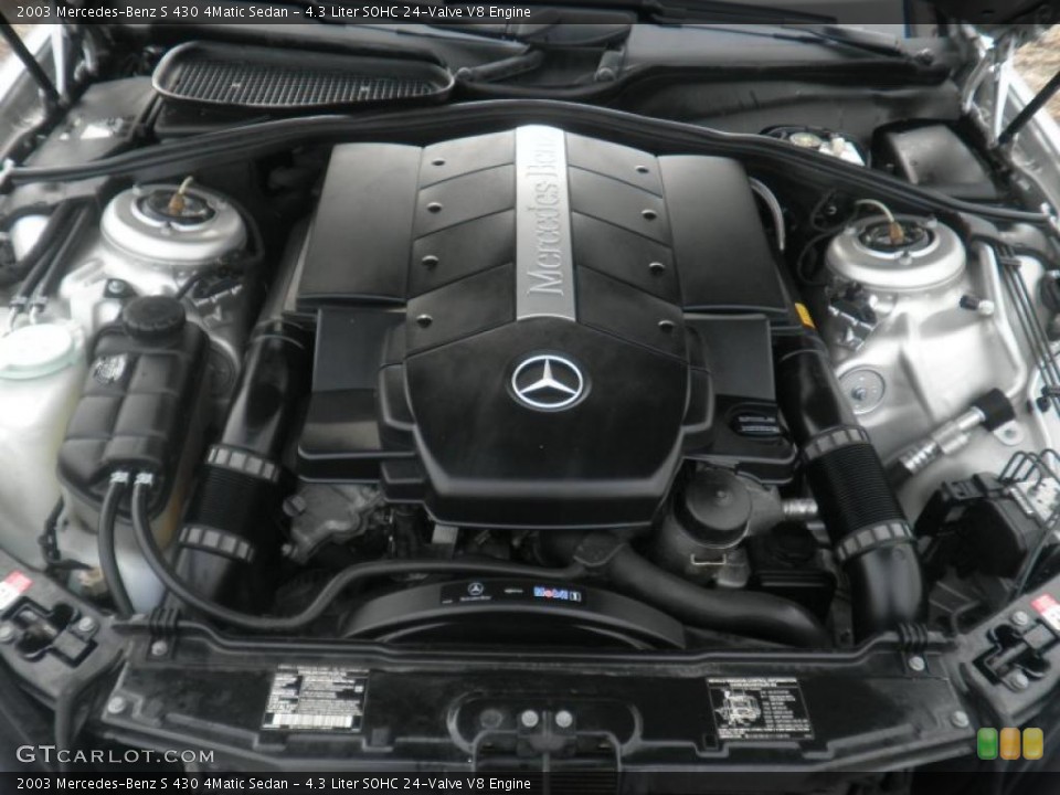 4.3 Liter SOHC 24-Valve V8 Engine for the 2003 Mercedes-Benz S #42529945