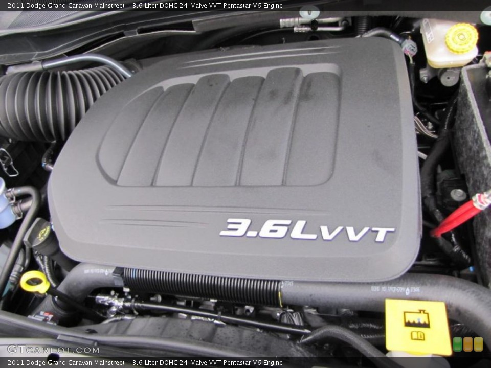 3.6 Liter DOHC 24-Valve VVT Pentastar V6 Engine for the 2011 Dodge Grand Caravan #42533453
