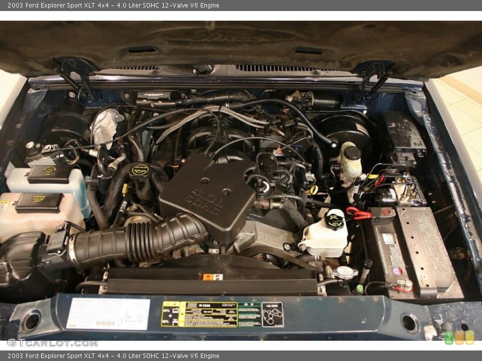 4.0 Liter SOHC 12-Valve V6 Engine for the 2003 Ford Explorer #42534249