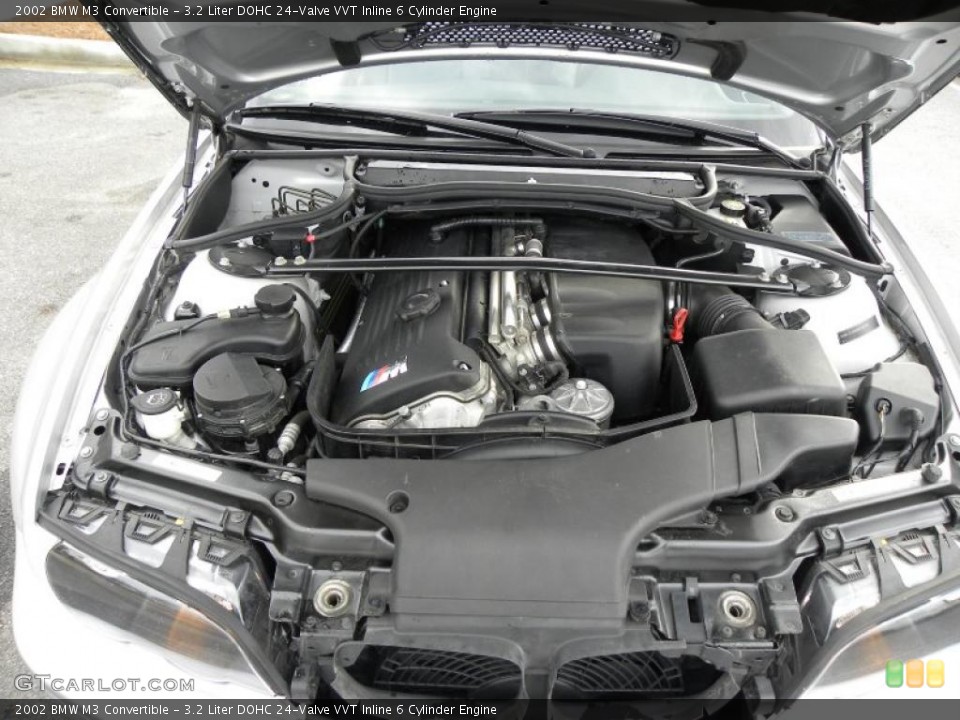 3.2 Liter DOHC 24-Valve VVT Inline 6 Cylinder Engine for the 2002 BMW M3 #42542337