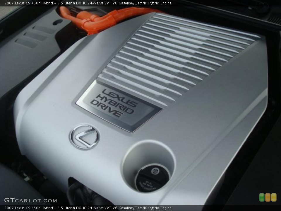 3.5 Liter h DOHC 24-Valve VVT V6 Gasoline/Electric Hybrid Engine for the 2007 Lexus GS #42546261