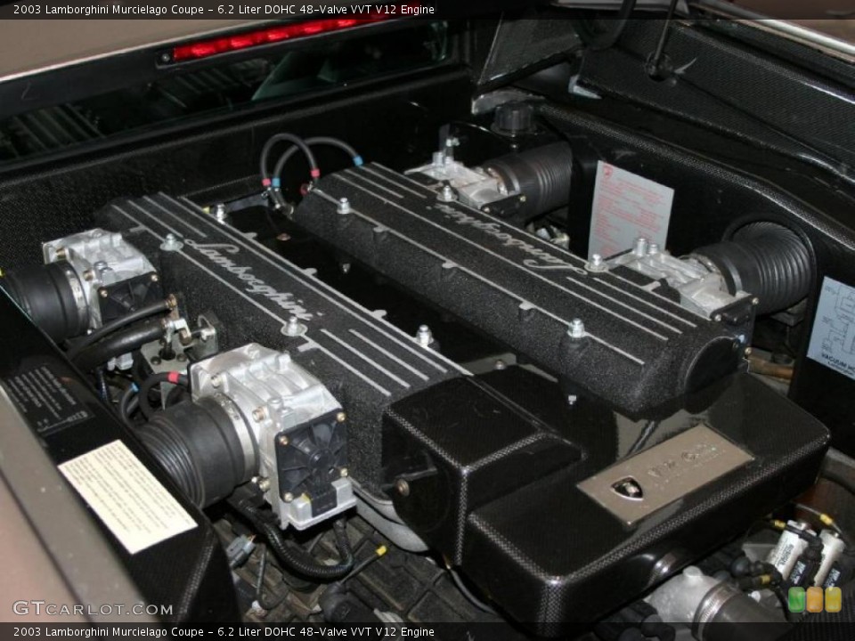 6.2 Liter DOHC 48-Valve VVT V12 Engine for the 2003 Lamborghini Murcielago #42550661
