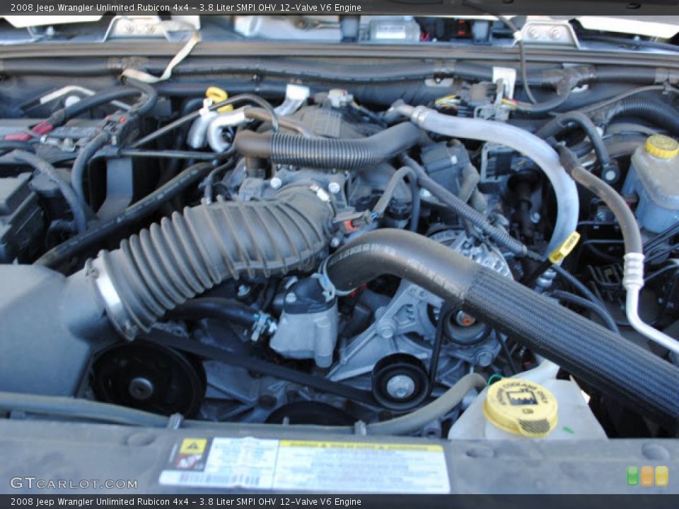 3.8 Liter SMPI OHV 12-Valve V6 Engine for the 2008 Jeep Wrangler Unlimited #42579858