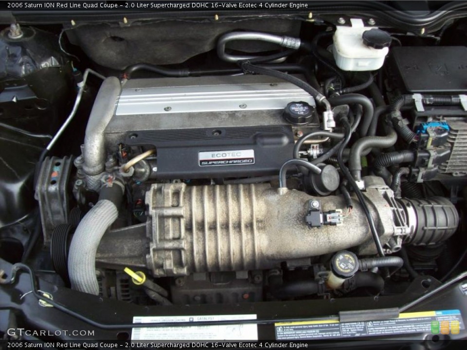 2.0 Liter Supercharged DOHC 16-Valve Ecotec 4 Cylinder Engine for the 2006 Saturn ION #42582978