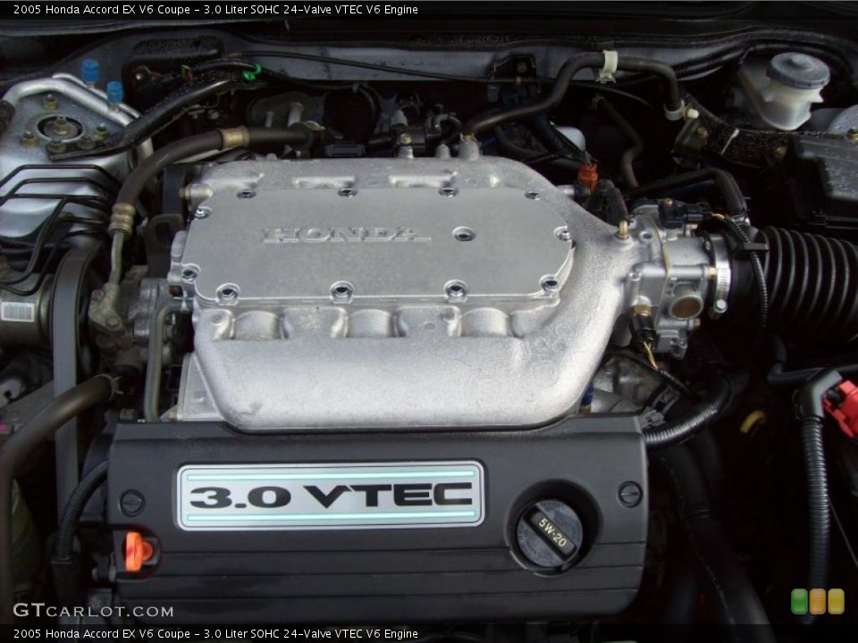 3.0 Liter SOHC 24-Valve VTEC V6 Engine for the 2005 Honda Accord #42583334