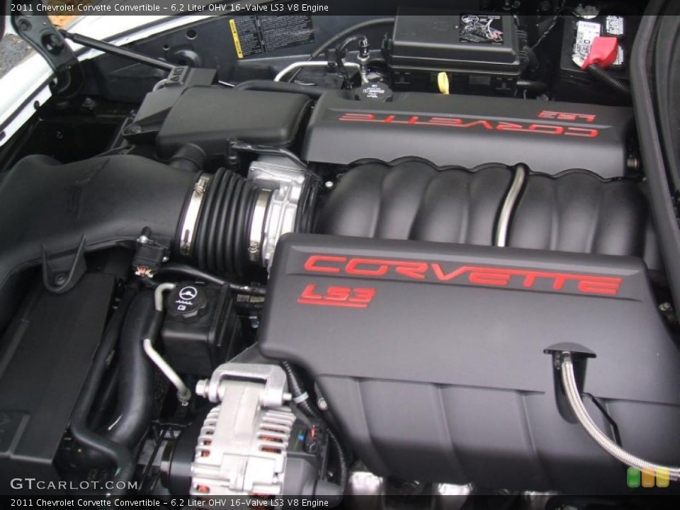6.2 Liter OHV 16-Valve LS3 V8 Engine for the 2011 Chevrolet Corvette #42584650