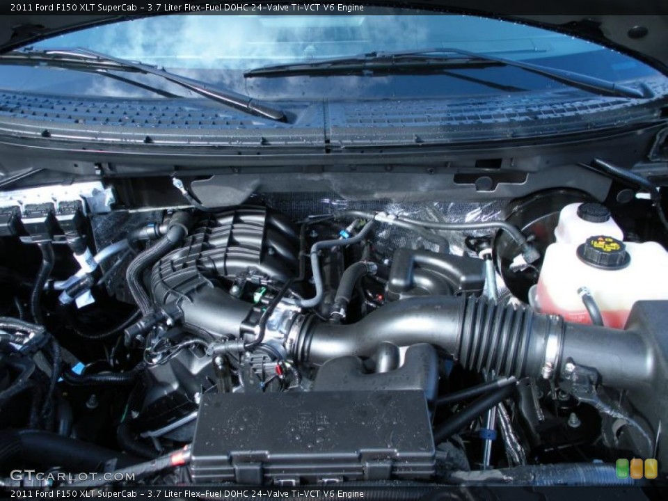 3.7 Liter Flex-Fuel DOHC 24-Valve Ti-VCT V6 Engine for the 2011 Ford F150 #42589034