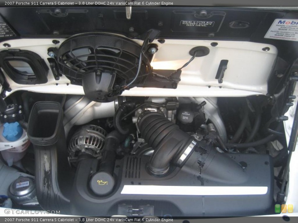 3.8 Liter DOHC 24V VarioCam Flat 6 Cylinder Engine for the 2007 Porsche 911 #42606008