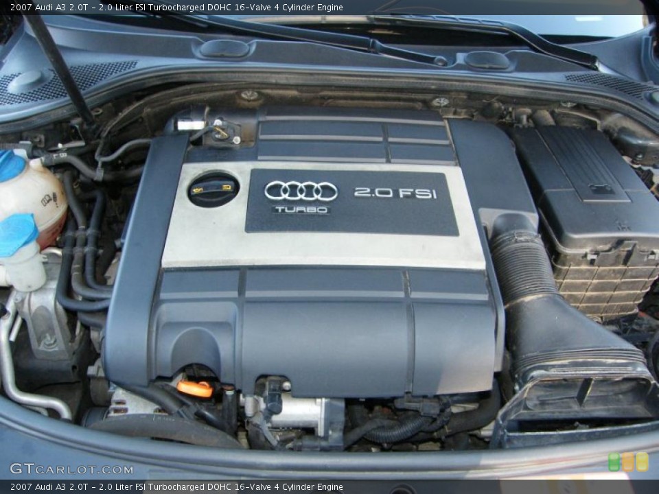 2.0 Liter FSI Turbocharged DOHC 16-Valve 4 Cylinder Engine for the 2007 Audi A3 #42610768