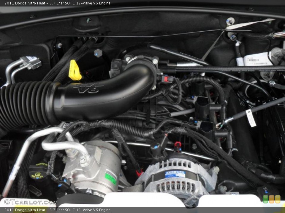 3.7 Liter SOHC 12-Valve V6 Engine for the 2011 Dodge Nitro #42618478