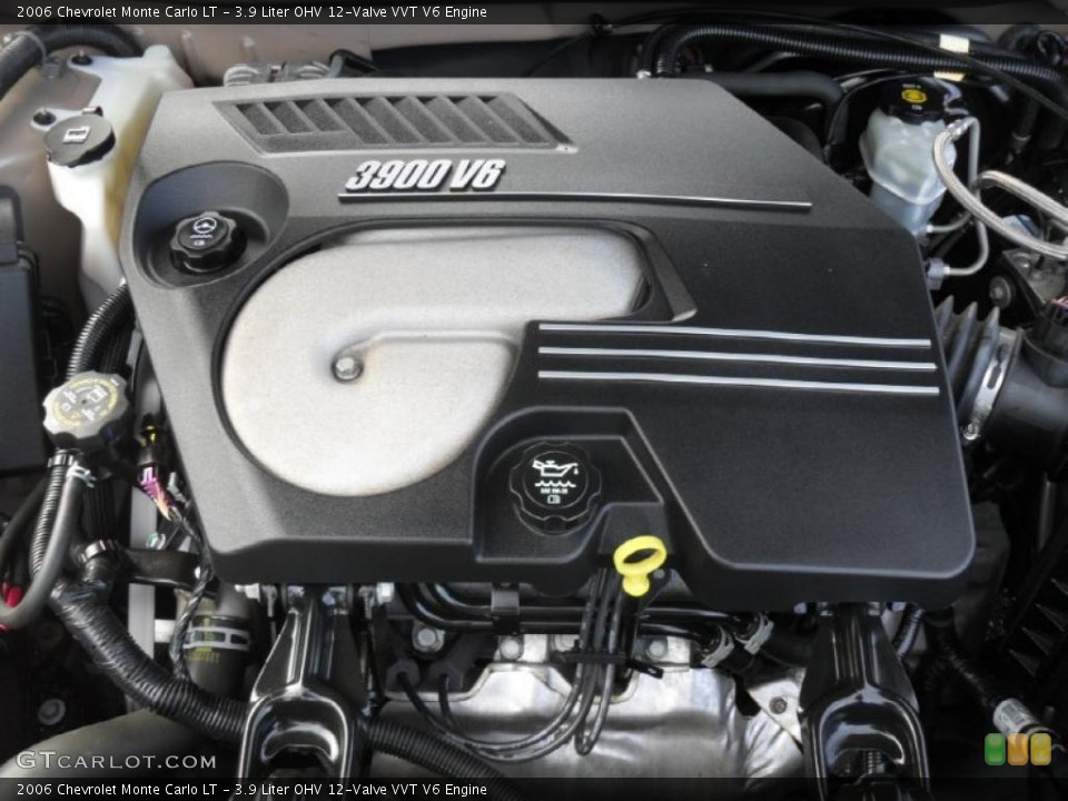 3.9 Liter OHV 12-Valve VVT V6 Engine for the 2006 Chevrolet Monte Carlo #42620060