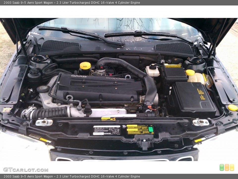 2.3 Liter Turbocharged DOHC 16-Valve 4 Cylinder Engine for the 2003 Saab 9-5 #42632572