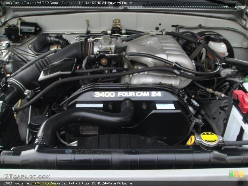 3.4 Liter DOHC 24-Valve V6 Engine for the 2003 Toyota Tacoma #42646460