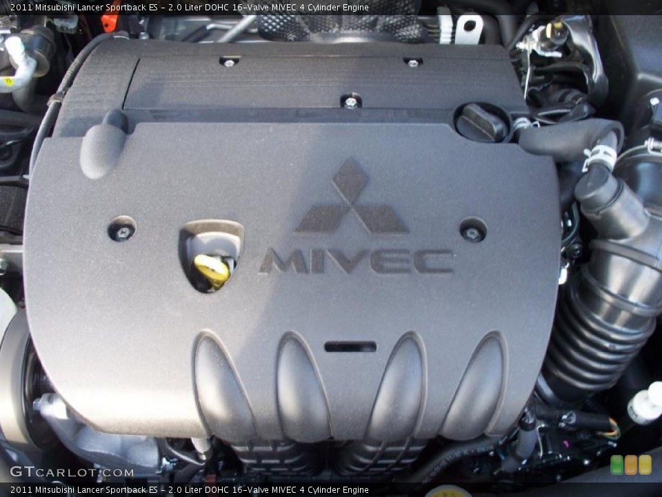 2.0 Liter DOHC 16-Valve MIVEC 4 Cylinder Engine for the 2011 Mitsubishi Lancer #42647084