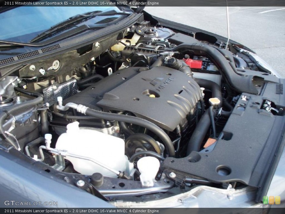 2.0 Liter DOHC 16-Valve MIVEC 4 Cylinder Engine for the 2011 Mitsubishi Lancer #42647108