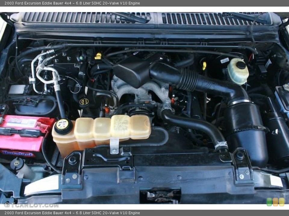 6.8 Liter SOHC 20-Valve V10 Engine for the 2003 Ford Excursion #42647476