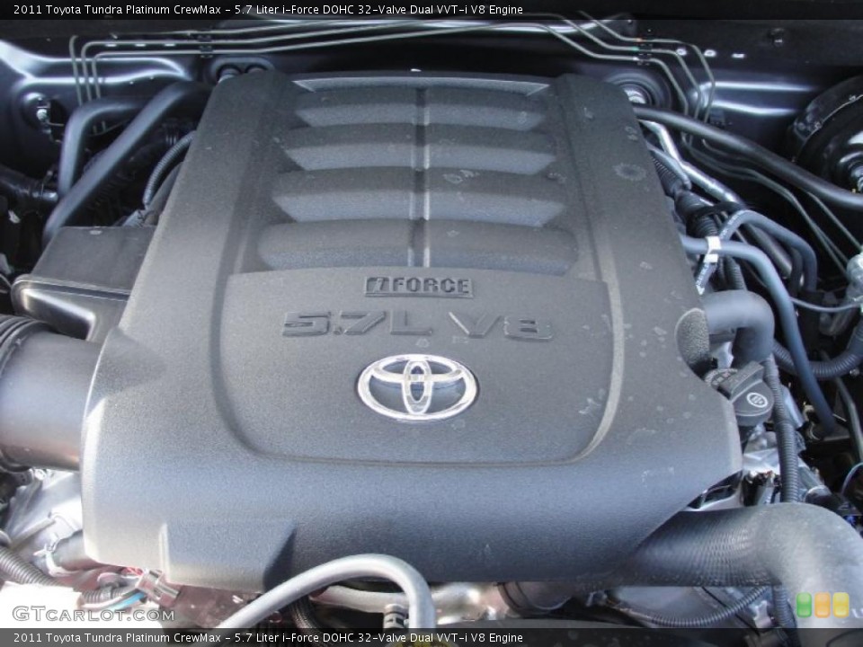 5.7 Liter i-Force DOHC 32-Valve Dual VVT-i V8 Engine for the 2011 Toyota Tundra #42659978