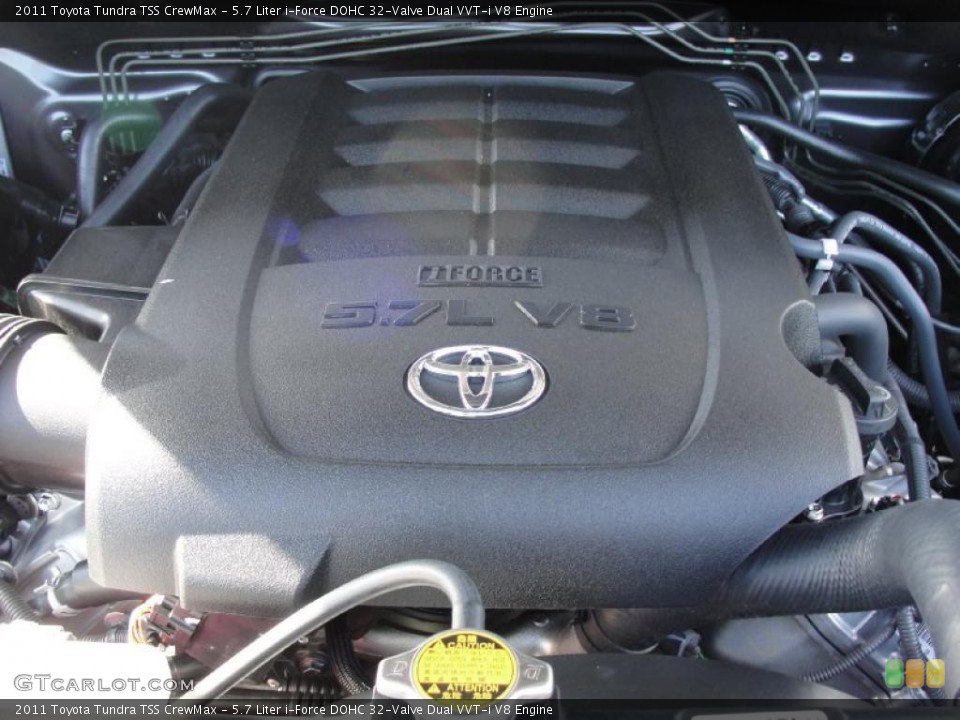 5.7 Liter i-Force DOHC 32-Valve Dual VVT-i V8 Engine for the 2011 Toyota Tundra #42661620