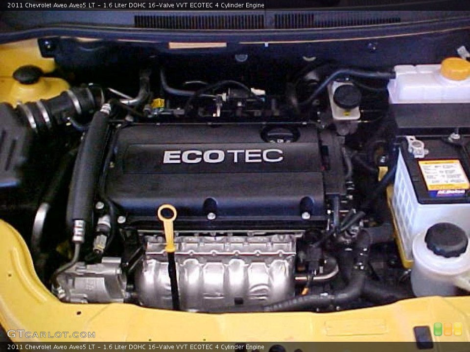 1.6 Liter DOHC 16-Valve VVT ECOTEC 4 Cylinder Engine for the 2011 Chevrolet Aveo #42667198