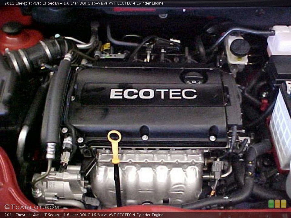 1.6 Liter DOHC 16-Valve VVT ECOTEC 4 Cylinder Engine for the 2011 Chevrolet Aveo #42667546