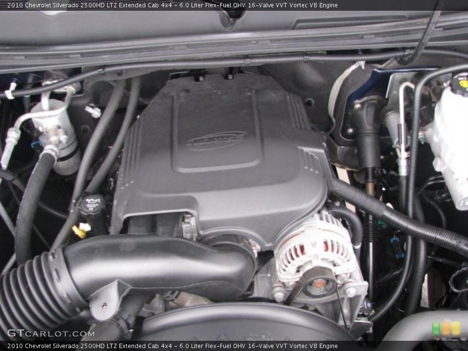 6.0 Liter Flex-Fuel OHV 16-Valve VVT Vortec V8 Engine for the 2010 Chevrolet Silverado 2500HD #42684683