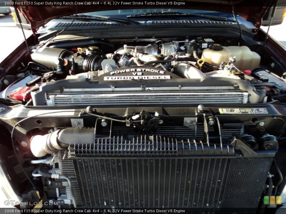 6.4L 32V Power Stroke Turbo Diesel V8 Engine for the 2008 Ford F350 Super Duty #42694295