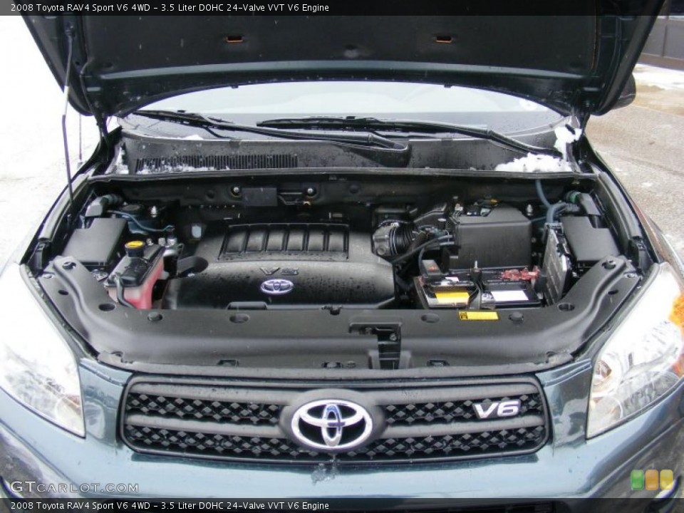 3.5 Liter DOHC 24-Valve VVT V6 Engine for the 2008 Toyota RAV4 #42699135