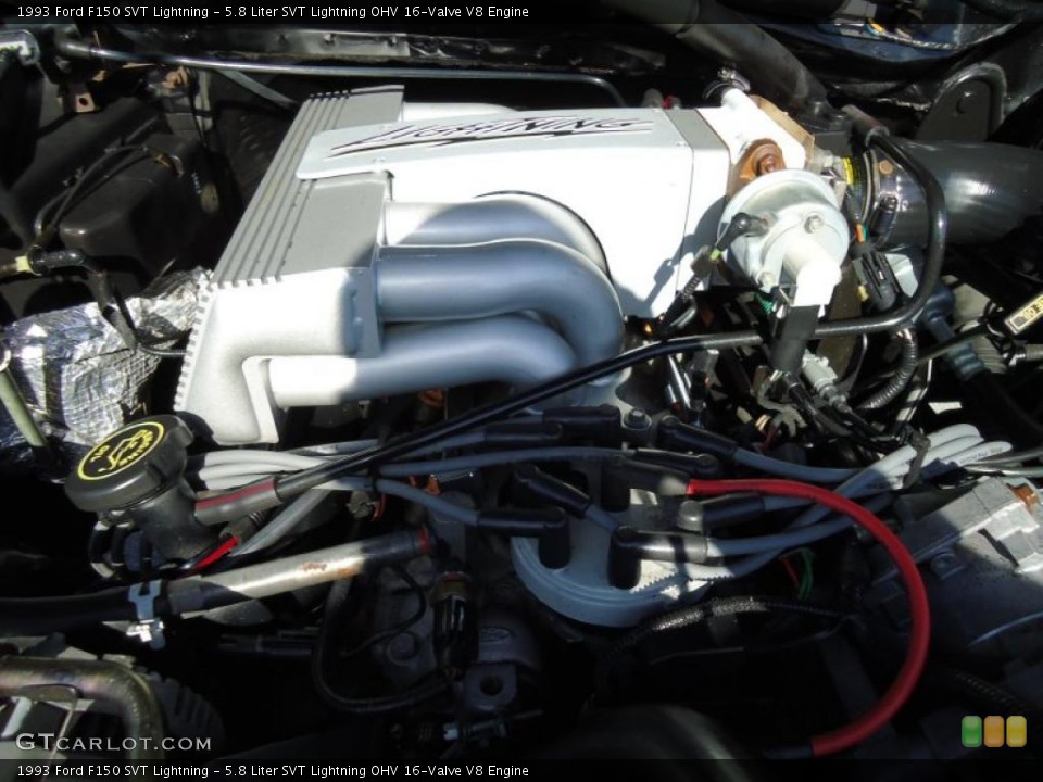 5.8 Liter SVT Lightning OHV 16-Valve V8 Engine for the 1993 Ford F150 #42699719