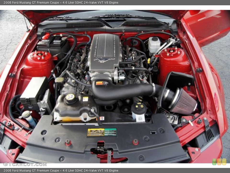 4.6 Liter SOHC 24-Valve VVT V8 Engine for the 2008 Ford Mustang #42707934