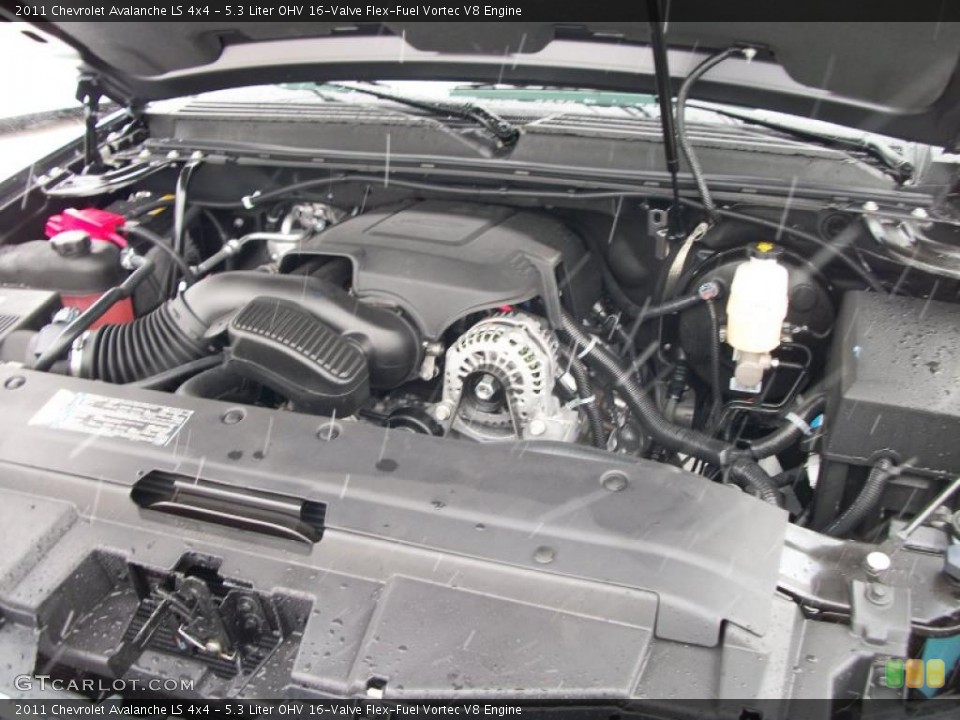 5.3 Liter OHV 16-Valve Flex-Fuel Vortec V8 Engine for the 2011 Chevrolet Avalanche #42713300