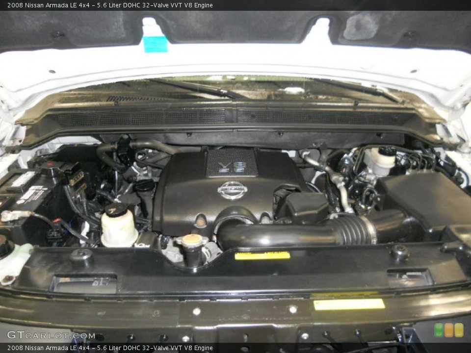 5.6 Liter DOHC 32-Valve VVT V8 Engine for the 2008 Nissan Armada #42719513