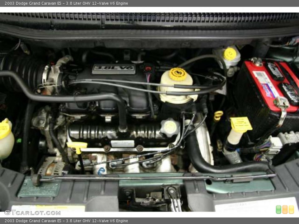 3.8 Liter OHV 12-Valve V6 Engine for the 2003 Dodge Grand Caravan #42741583