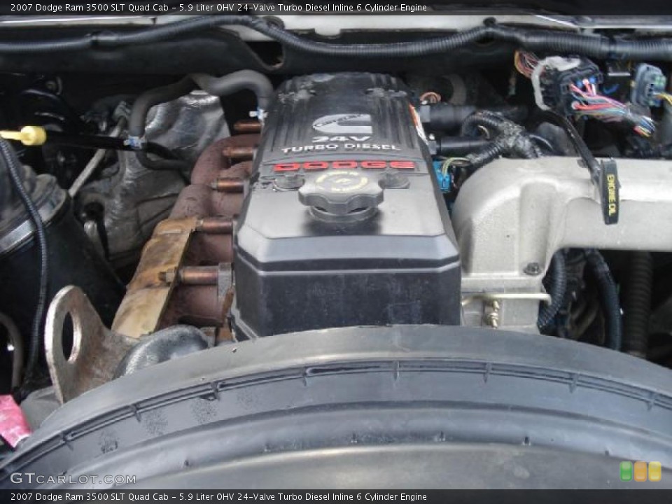 5.9 Liter OHV 24-Valve Turbo Diesel Inline 6 Cylinder Engine for the 2007 Dodge Ram 3500 #42747964