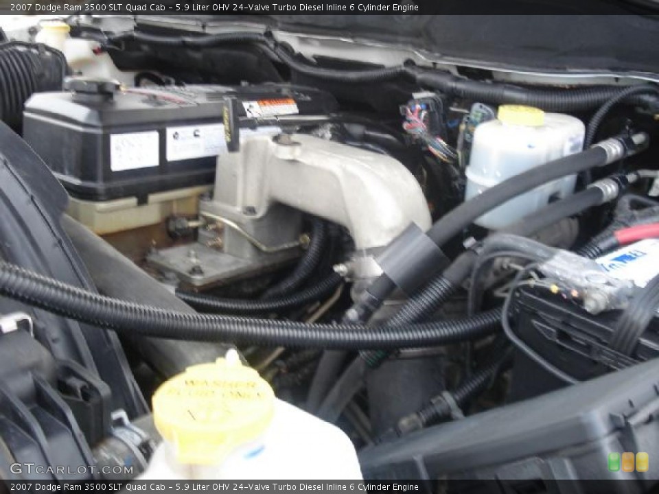 5.9 Liter OHV 24-Valve Turbo Diesel Inline 6 Cylinder Engine for the 2007 Dodge Ram 3500 #42747996