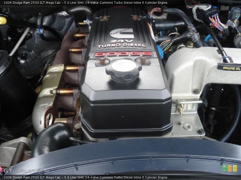 5.9 Liter OHV 24-Valve Cummins Turbo Diesel Inline 6 Cylinder Engine for the 2006 Dodge Ram 2500 #42748772