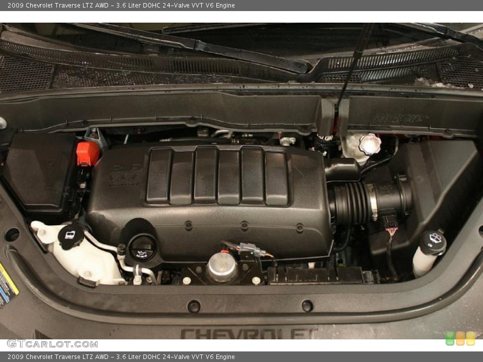 3.6 Liter DOHC 24-Valve VVT V6 Engine for the 2009 Chevrolet Traverse #42756192