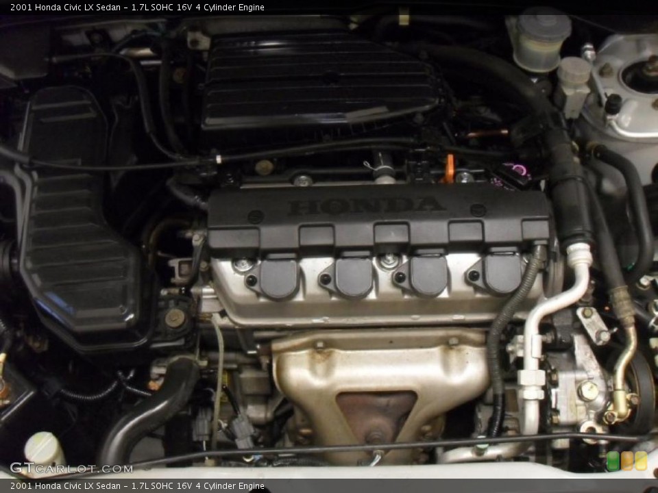 1.7L SOHC 16V 4 Cylinder Engine for the 2001 Honda Civic #42763860