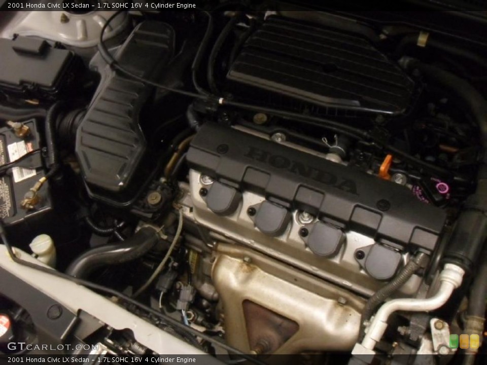 1.7L SOHC 16V 4 Cylinder Engine for the 2001 Honda Civic #42763872