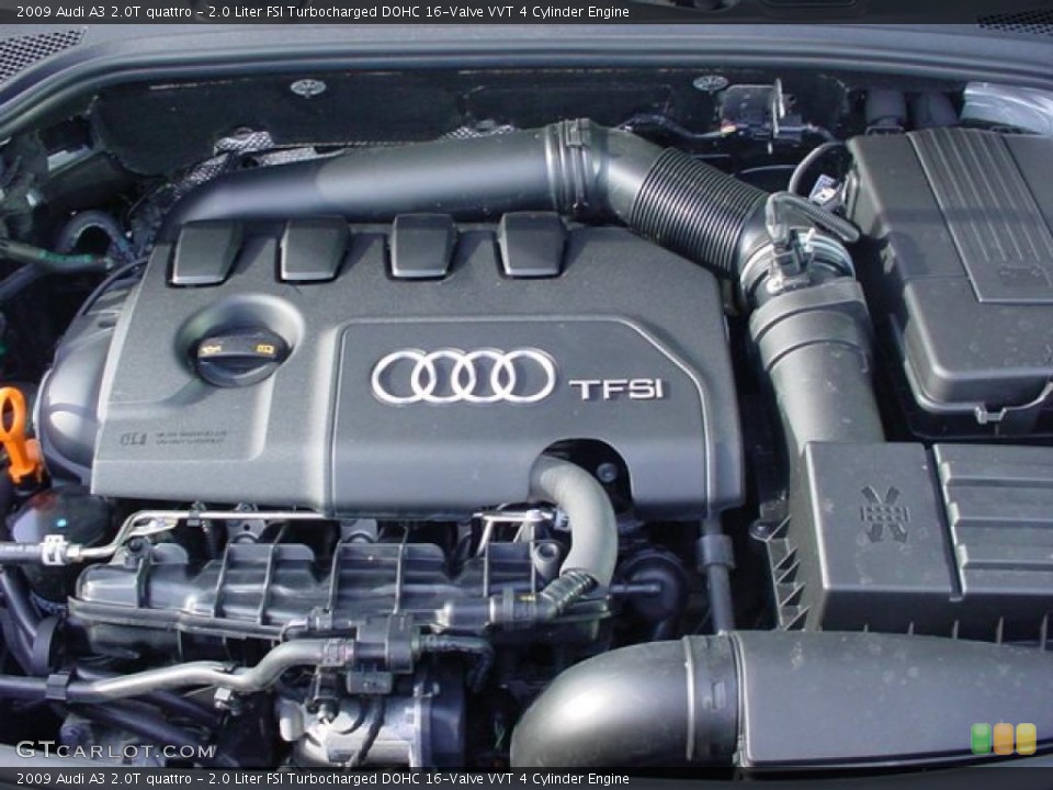 2.0 Liter FSI Turbocharged DOHC 16-Valve VVT 4 Cylinder Engine for the 2009 Audi A3 #42765644