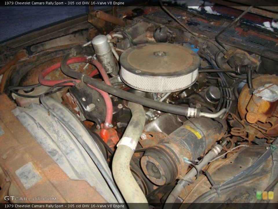 305 cid OHV 16-Valve V8 Engine for the 1979 Chevrolet Camaro #42766256