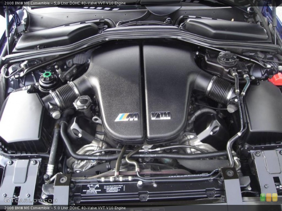 5.0 Liter DOHC 40-Valve VVT V10 Engine for the 2008 BMW M6 #42767348