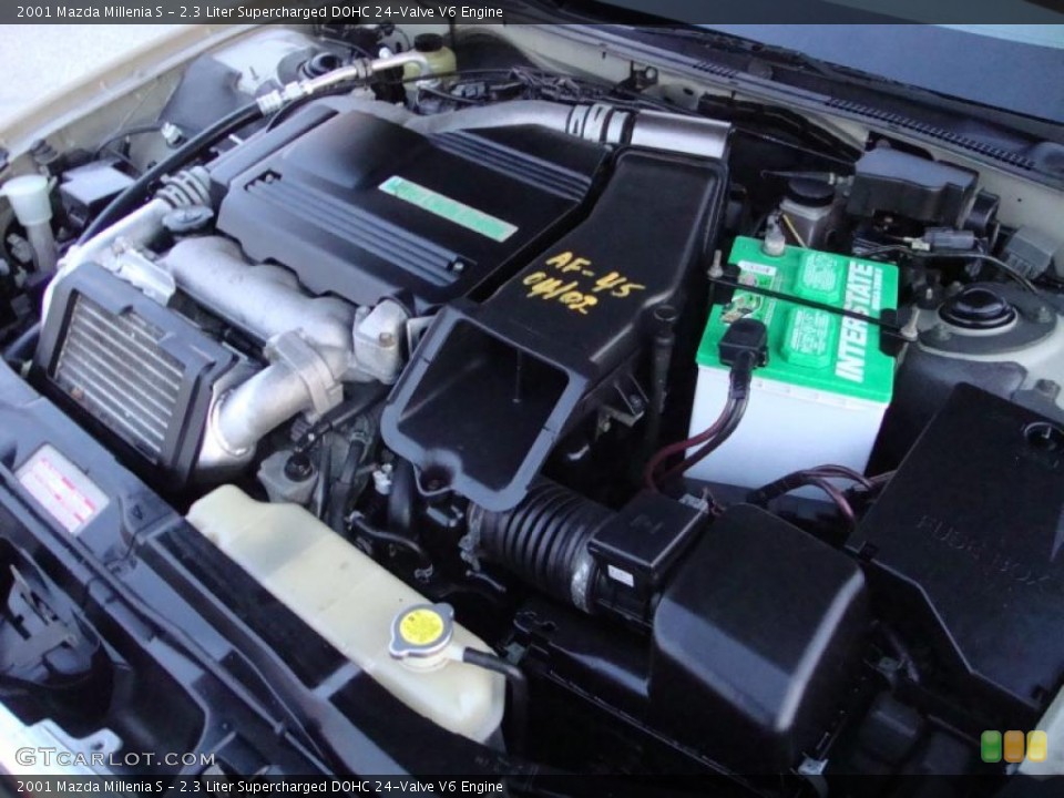 2.3 Liter Supercharged DOHC 24-Valve V6 Engine for the 2001 Mazda Millenia #42768916