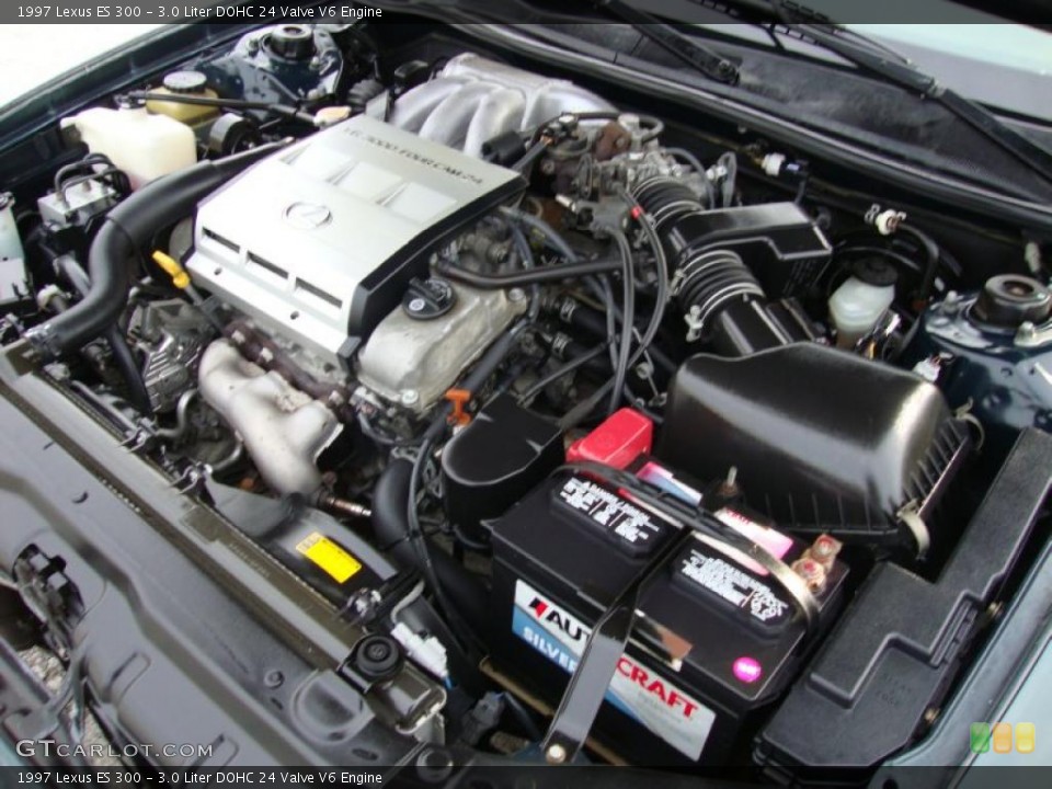 3.0 Liter DOHC 24 Valve V6 Engine for the 1997 Lexus ES #42772237