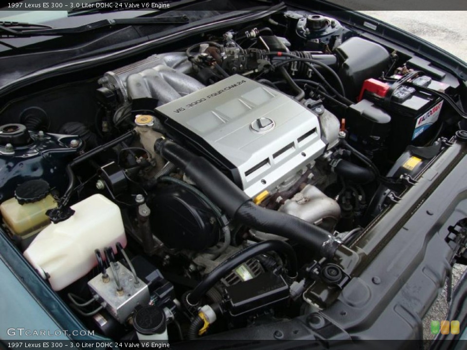 3.0 Liter DOHC 24 Valve V6 Engine for the 1997 Lexus ES #42772261