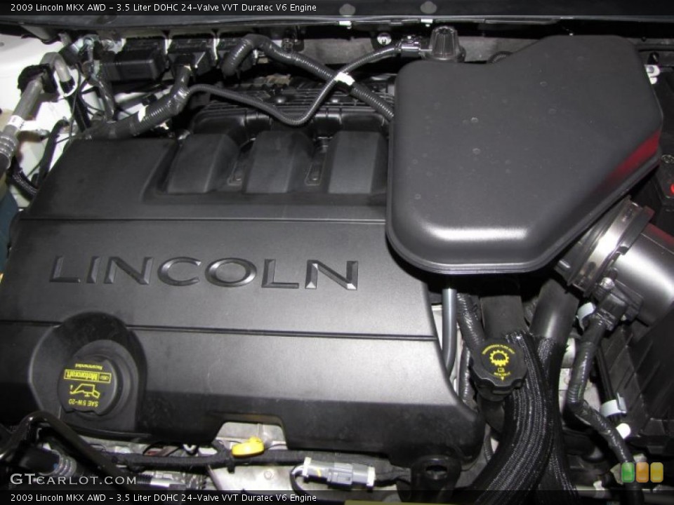 3.5 Liter DOHC 24-Valve VVT Duratec V6 Engine for the 2009 Lincoln MKX #42797973