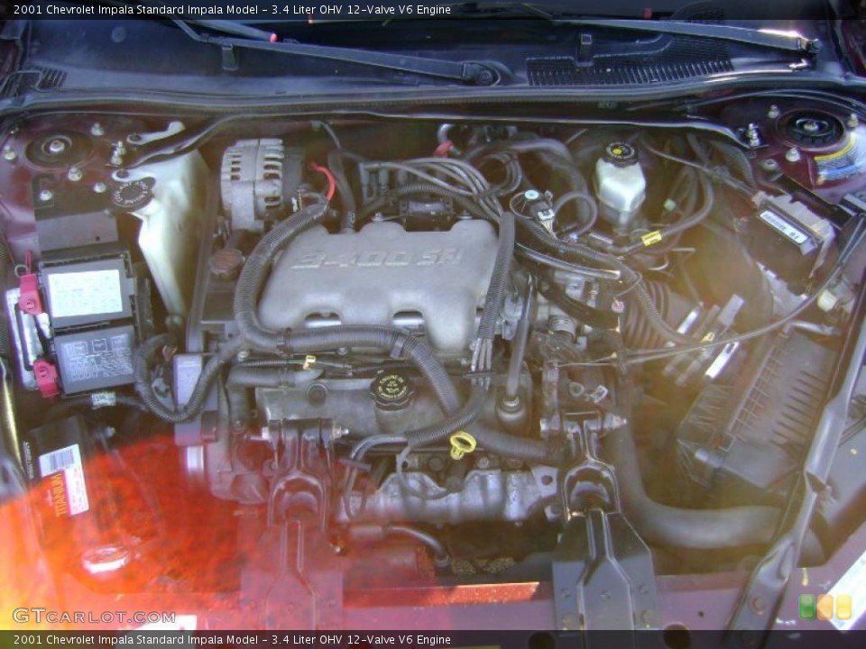 3.4 Liter OHV 12-Valve V6 Engine for the 2001 Chevrolet Impala #42805751