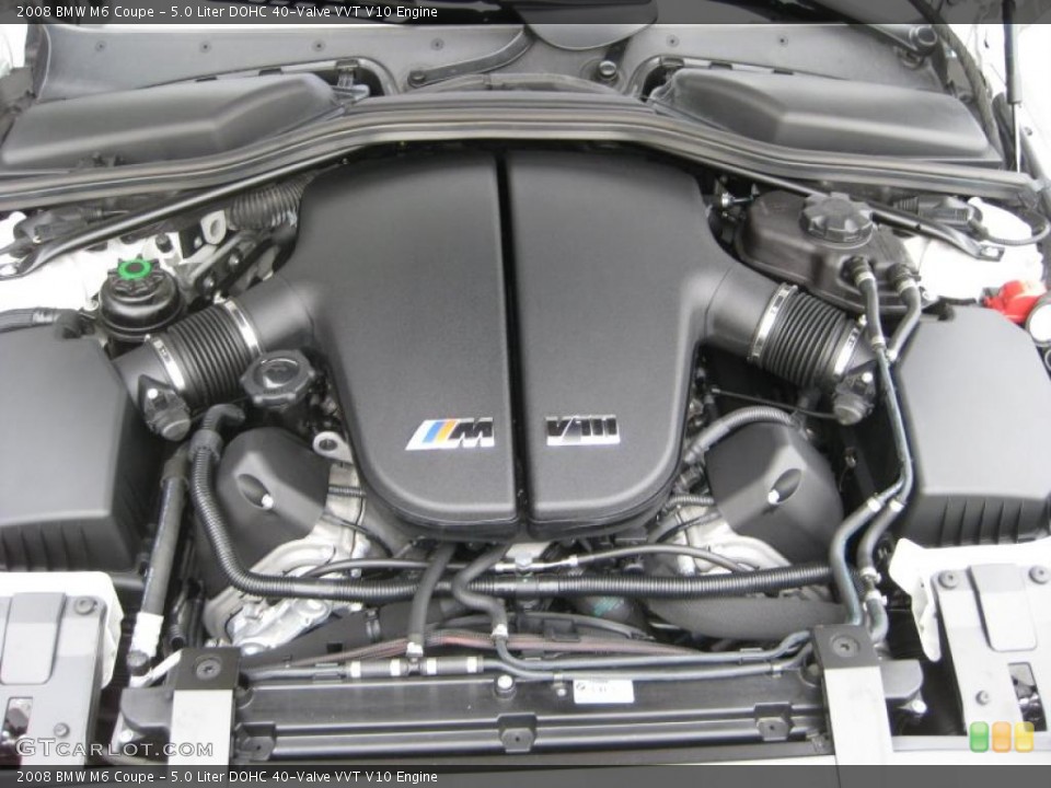 5.0 Liter DOHC 40-Valve VVT V10 Engine for the 2008 BMW M6 #42810961