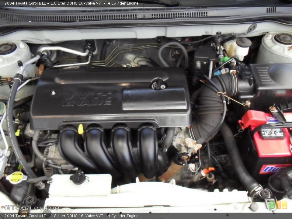 1.8 Liter DOHC 16-Valve VVT-i 4 Cylinder Engine for the 2004 Toyota Corolla #42816657