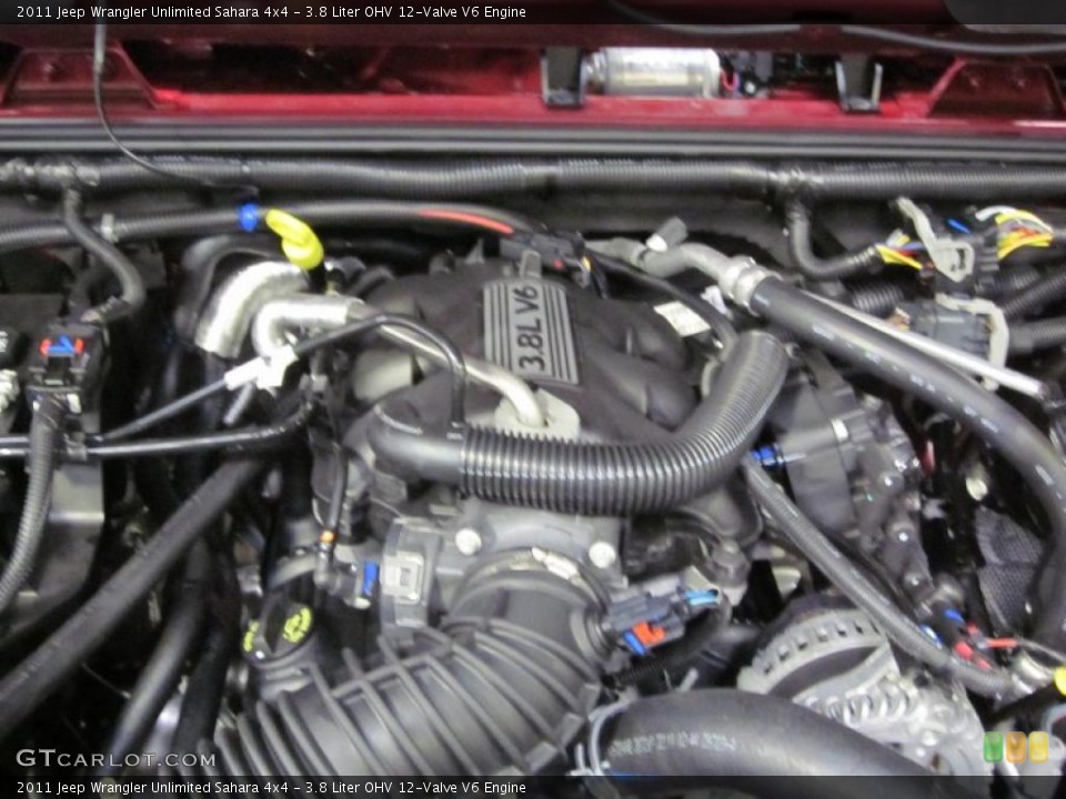 3.8 Liter OHV 12-Valve V6 Engine for the 2011 Jeep Wrangler Unlimited #42822150