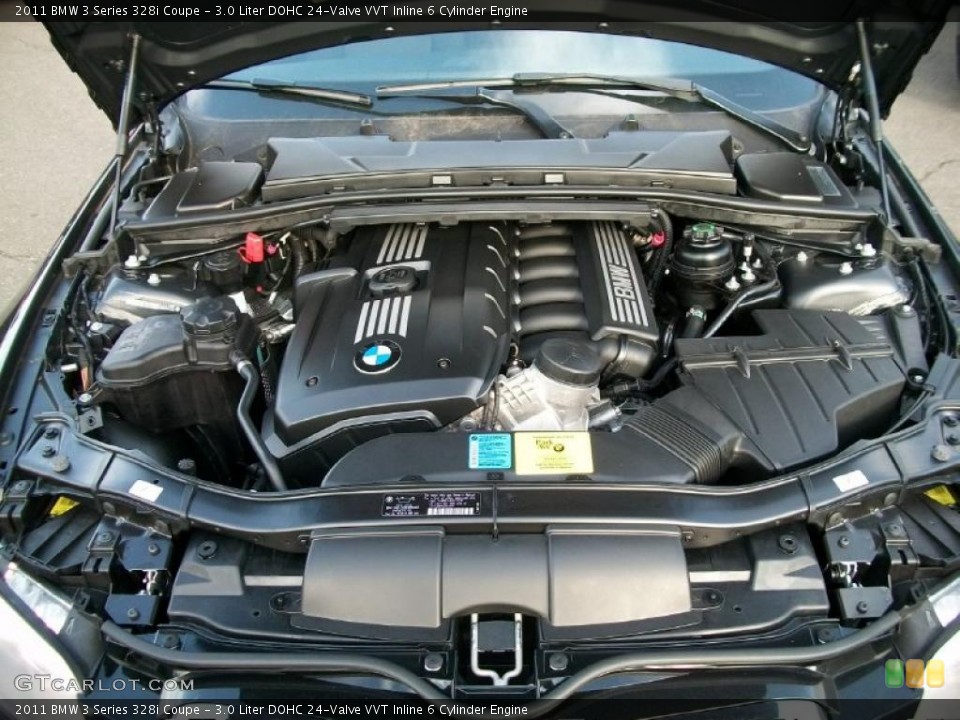 3.0 Liter DOHC 24-Valve VVT Inline 6 Cylinder Engine for the 2011 BMW 3 Series #42854510